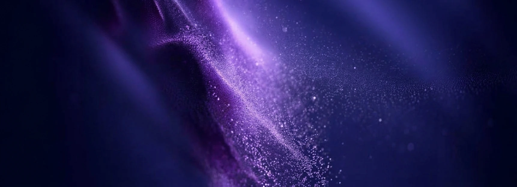 Abstract particles in Enigma brand colors